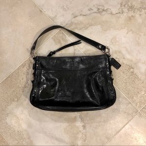 Black Patent Leather Purse